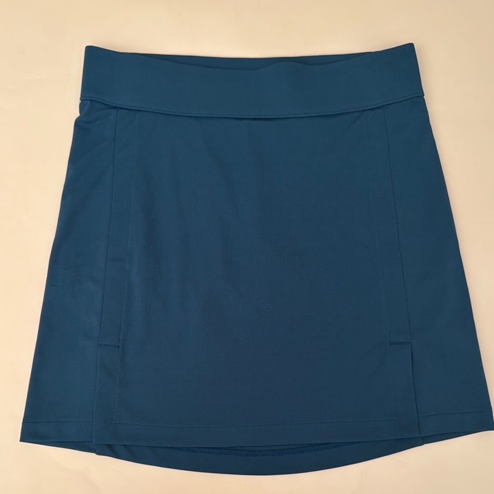 J.Lindeberg Teal Amelie A-Line Golf Skirt - Small